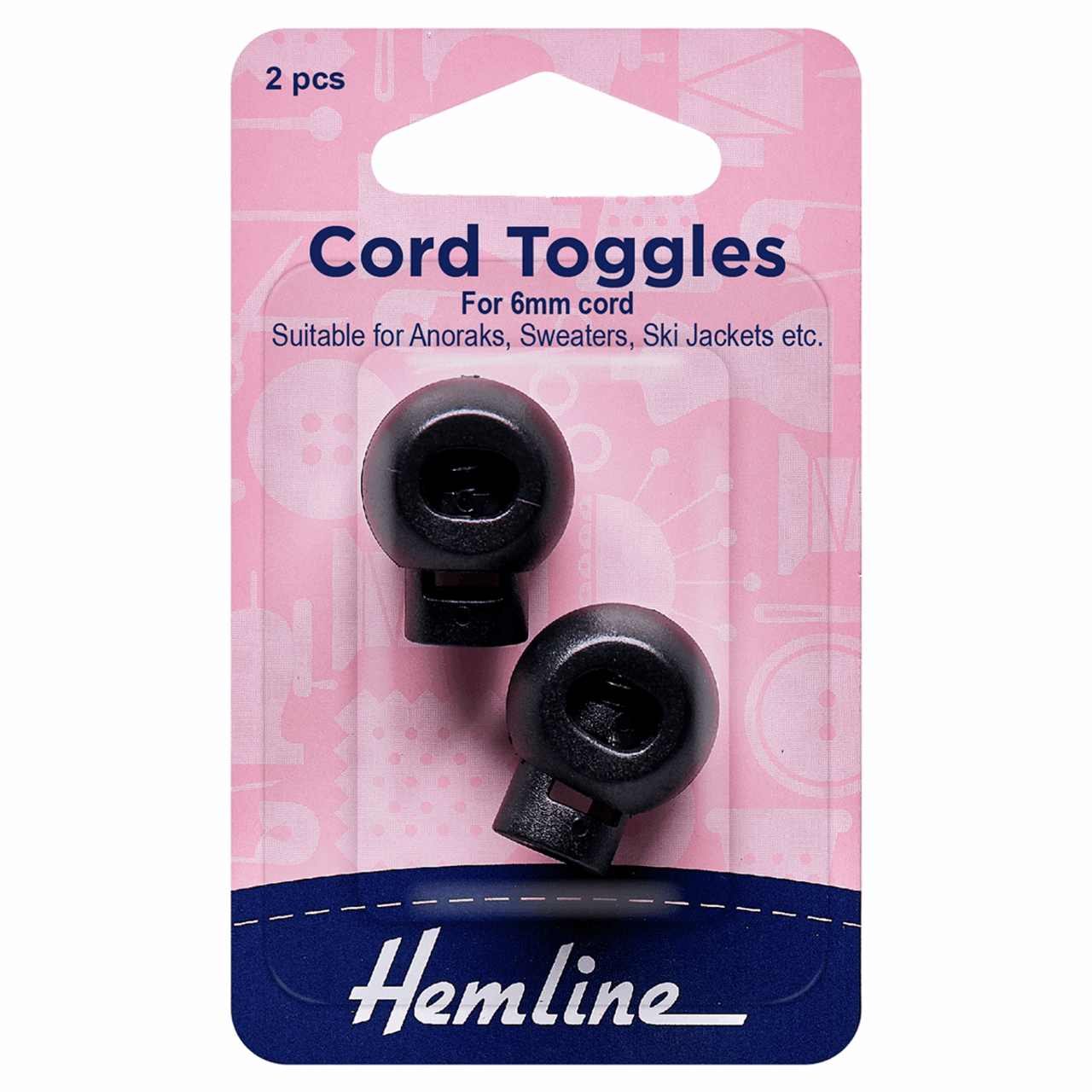 Pack of 2 Cord Toggles