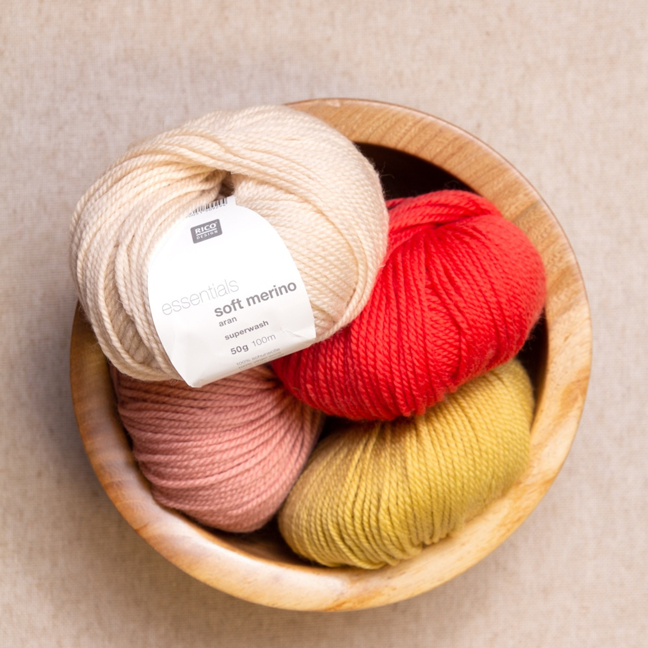 Rico Essentials Soft Merino Aran - 50g