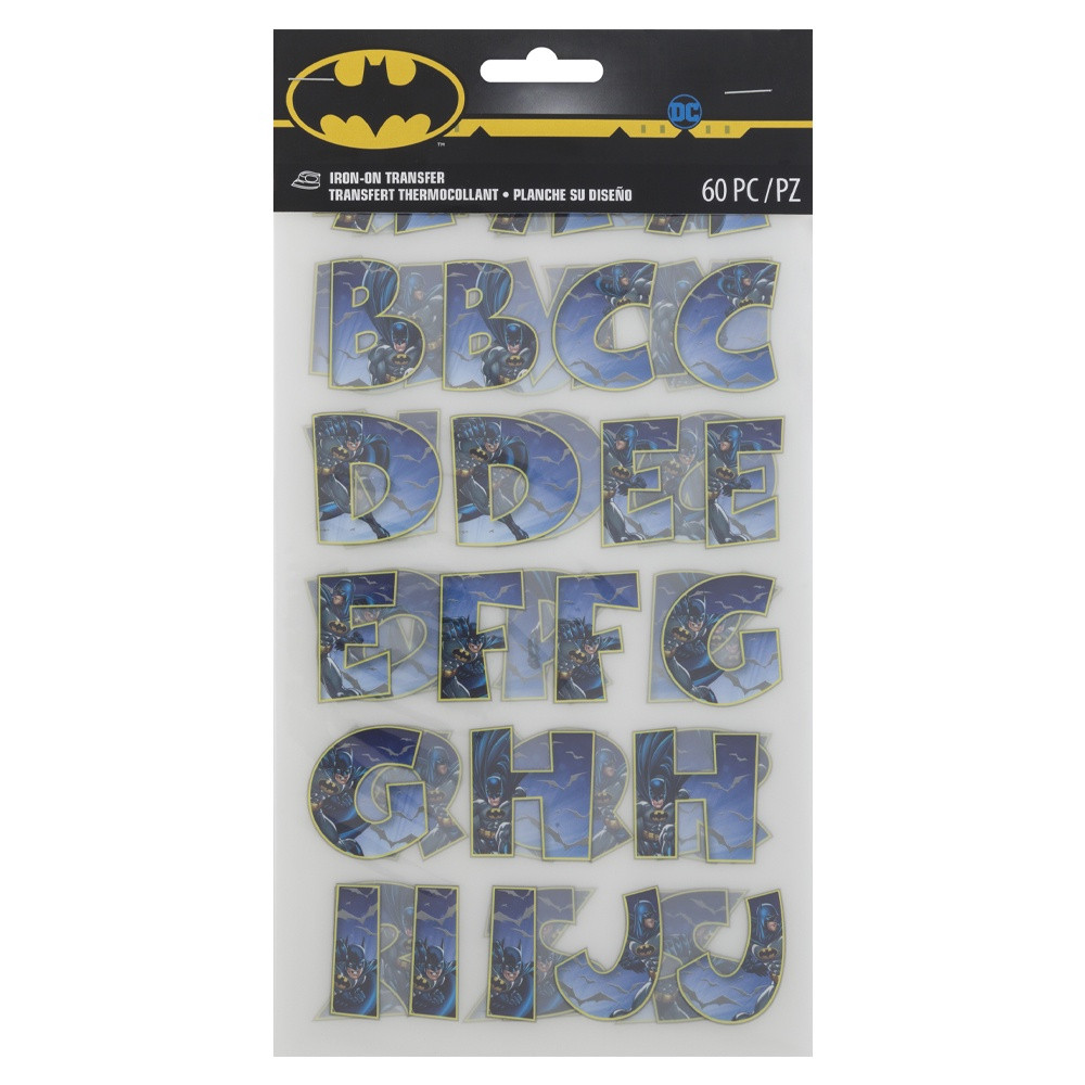 Simplicity IronOn Transfer Letters (60pcs) Batman