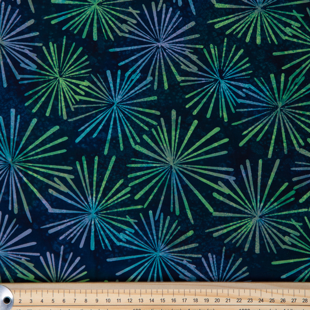 Batik: Fireworks on Midnight - 100% Cotton