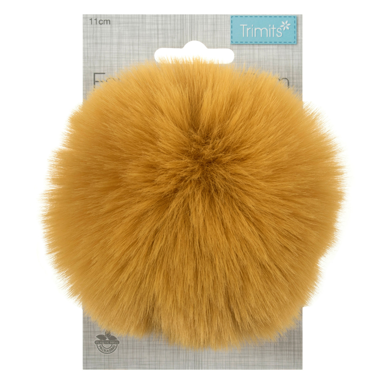 Faux Fur Pom Pom - 11cm - Delta Wool Shop