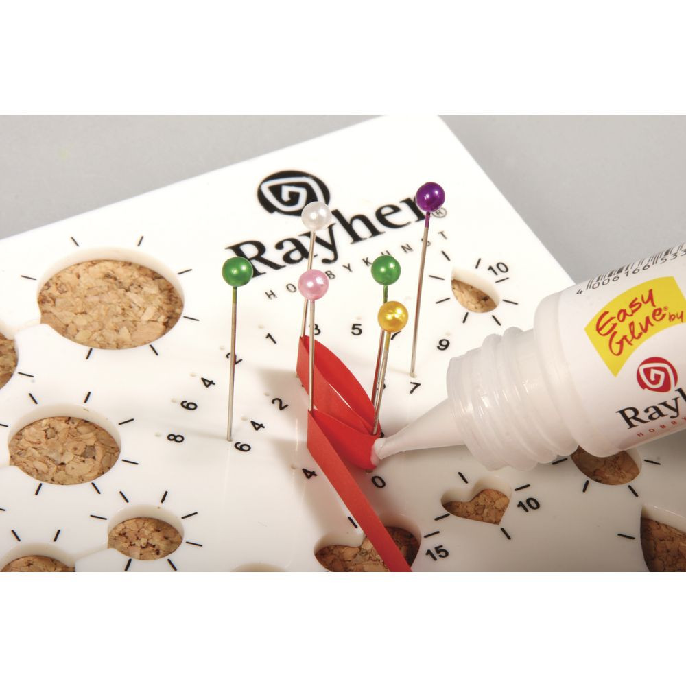 RAYHER Quilling Stencil With Cork Plate, 210x150x8mm, W. Needles, Multi- Colour, 2.7 X 1.6 X 0.08 Cm - View #10