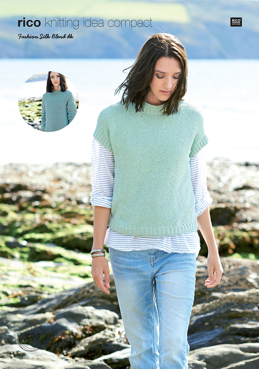 Sweater & Tank Top in Fashion Silk Blend DK (730) - PDF - & Scribes