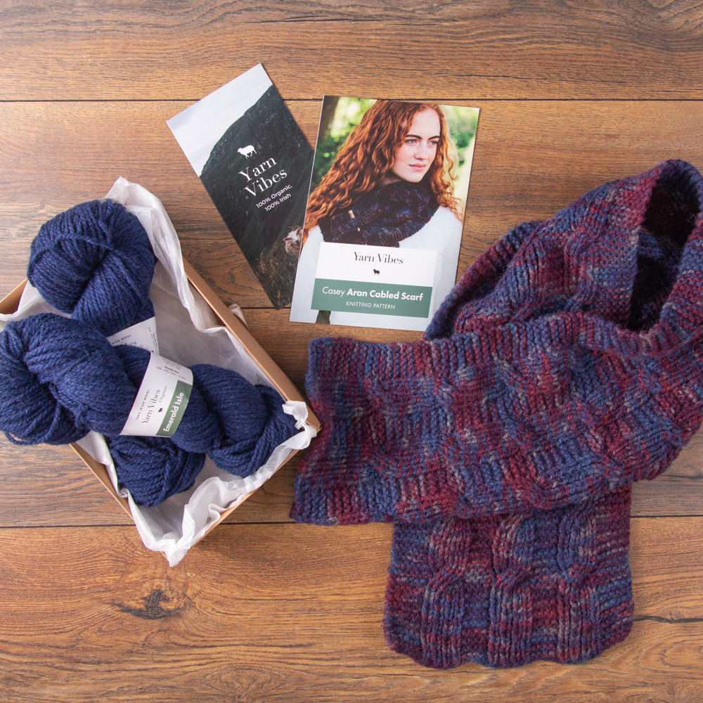 lucy hague celtic cable shawls