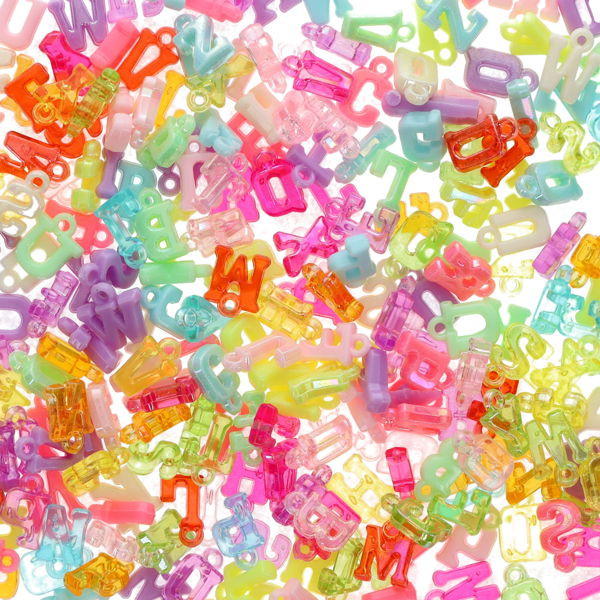 Alpha Friendship Bracelet Beads (50g) Pastel Shapes Vibes