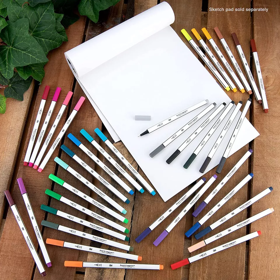 Royal Langnickel Fineliner Watercolour Artist Markers 48pk Vibes Royal Langnickel Fineliner Watercolour Artist Markers 48pk Vibes