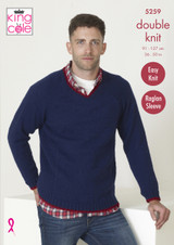 Mens Sweaters in King Cole Big Value DK (5259)