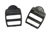 Strap Adjusters (25mm) - Black