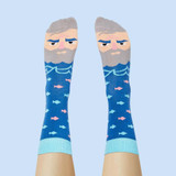 Funny Literature Socks - Ernestoe Hemingway