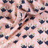 Mystic Cranes, Dancing Cranes - 100% Cotton