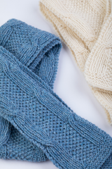 Yarn Vibes Knitting Pattern - Liam Aran Scarf