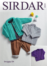 Baby's & Girl's Cardigans & Sweater in Sirdar Snuggly DK (4943)