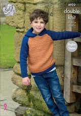 Hoodie & Sweater in King Cole Majestic DK (4922)