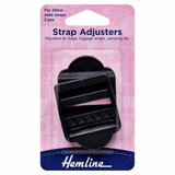 Strap Adjusters (32mm) - Black