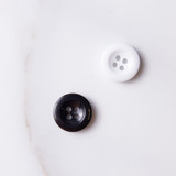 Plastic 4 Hole Button (17mm) - Round