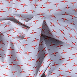 Retro Aeroplanes - 100% Cotton