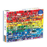 Jigsaw Puzzle (1000pcs) - Rainbow Toy Cars