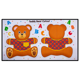 Teddy Bear Cutout - 100% Cotton - PER PANEL