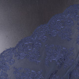 Premium Lace: Navy Lace 2 - Per ¼ Metre