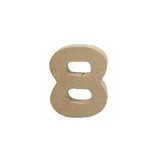 Papier-mache Numbers - Small