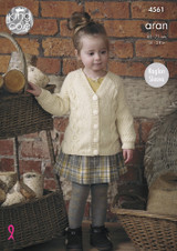 Raglan Tunic & Cardigan in King Cole Fashion Aran (4561)