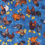 Sunrise Farm Chicken Family - 100% Cotton