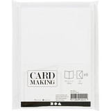 A6 Blank Cards & Envelopes (6pcs) - White