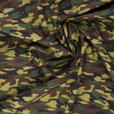 Cotton Poplin Print - Camouflage on Jungle - Per ½ Metre