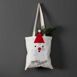 Embroidery Kit: Tote Bag - Santa