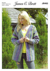 Jacket in James C. Brett Marble Chunky (JB462)