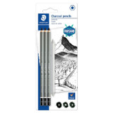 Staedtler Mars Lumograph Charcoal Pencils (3pcs)