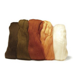 Felting Wool - 100% Merino - Brown Shades - 50g