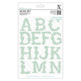 A5 Dies (13pcs) - Floral Alphabet: A - N