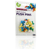 Multi-Colour Push Pins (30pcs)