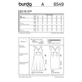 Tea Dresses in Burda Style (6549)