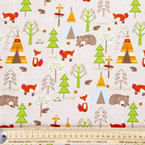 Cotton Poplin Print - Forest Friends (Autumn) - Per ½ Metre