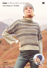 Sweater & Hat in Rico Creative Melange Aran Wonderball (1047)