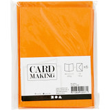A6 Blank Cards & Envelopes (6pcs) - Orange