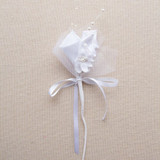 Flower Bouquet (Large) - Lily w/Tulle\Ribbon\Bead