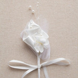 Flower Bouquet (Large) - Lily w/Tulle\Ribbon\Bead