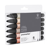 Winsor & Newton Promarker Set - Skin Tones 1 (6pcs)