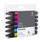 Winsor & Newton Promarker Set - Rich Tones (6pcs)