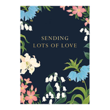 Greeting Card - Sending Lots Of Love