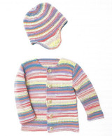 Babies Jacket & Hat in Rico Baby Dream DK (690)