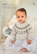 Babies Fairisle Sweaters in Rico Baby Classic DK (927)