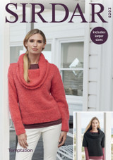 Sweaters in Sirdar Temptation Chunky (8203)