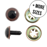 Toy Googly Eyes (Brown) - Safety