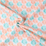 Bloom Turquoise Floral - 100% Cotton