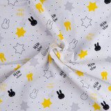 Miffy: Little Stars on White - 100% Cotton