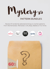 Mystery Knitting Pattern Bundle (10pcs)